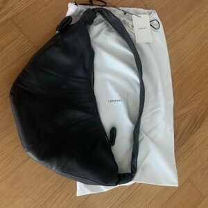 NEW - Lemaire Large Croissant Bag Dark Brown - NEW
